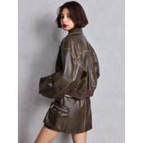 URBAN EDGEフェイクレザーユーティリティーブルゾン | GYDA | 詳細画像9 