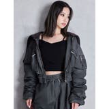 pigment processed hoodieブルゾン | GYDA | 詳細画像6 