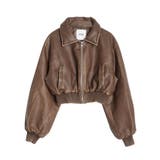 【TINY】fake leatherショートブルゾン | GYDA | 詳細画像20