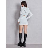 BACK OPENドッキングスウェットパーカーワンピース | GYDA | 詳細画像16 