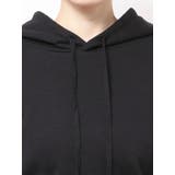 BACK OPENドッキングスウェットパーカーワンピース | GYDA | 詳細画像6 