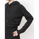 BACK OPENドッキングスウェットパーカーワンピース | GYDA | 詳細画像7 