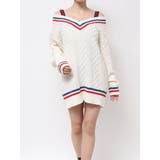 cable LOOSEニットレイヤードチュニックワンピース | GYDA | 詳細画像1 