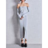 グレー | GGスライダーオフショルロングワンピース | GYDA