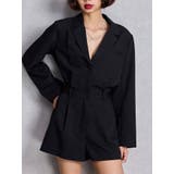 ブラック | ジャケットデザインロンパース | GYDA