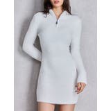 ZIPミニシャギーニットワンピース | GYDA | 詳細画像1 