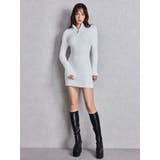 ZIPミニシャギーニットワンピース | GYDA | 詳細画像8 