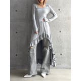 【TINY】asymmetryフリルLONGワンピース | GYDA | 詳細画像10 