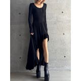 【TINY】asymmetryフリルLONGワンピース | GYDA | 詳細画像5 