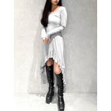 【TINY】asymmetryフリルLONGワンピース | GYDA | 詳細画像7 