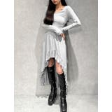 【TINY】asymmetryフリルLONGワンピース | GYDA | 詳細画像8 