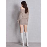 オフショルデザインシャギーニットワンピース | GYDA | 詳細画像13 