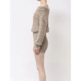 オフショルデザインシャギーニットワンピース | GYDA | 詳細画像14 