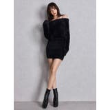 オフショルデザインシャギーニットワンピース | GYDA | 詳細画像9 