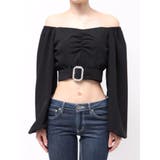 bijouバックルlong sleeveブラウス | GYDA | 詳細画像19 