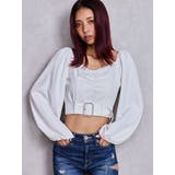 bijouバックルlong sleeveブラウス | GYDA | 詳細画像5 