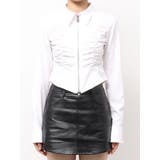 W ZIPギャザータイトシャツ | GYDA | 詳細画像13 