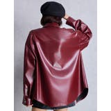 フェイクレザースタイリングシャツ | GYDA | 詳細画像3