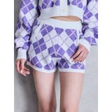 アーガイルニットショートパンツ | GYDA | 詳細画像2
