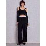 サイドレースアップカーブスウェットパンツ | GYDA | 詳細画像4