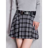 ベルトSETチェックプリーツスカートライクショートパンツ | GYDA | 詳細画像14 