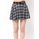 ベルトSETチェックプリーツスカートライクショートパンツ | GYDA | 詳細画像16 