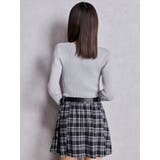 ベルトSETチェックプリーツスカートライクショートパンツ | GYDA | 詳細画像4 