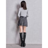 ベルトSETチェックプリーツスカートライクショートパンツ | GYDA | 詳細画像6 