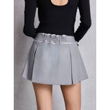 belt designプリーツスカートライクショートパンツ | GYDA | 詳細画像20