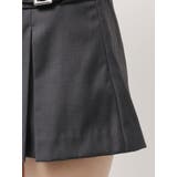 belt designプリーツスカートライクショートパンツ | GYDA | 詳細画像25