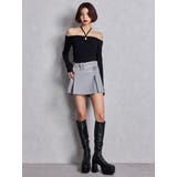 belt designプリーツスカートライクショートパンツ | GYDA | 詳細画像9