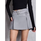 グレー | belt designプリーツスカートライクショートパンツ | GYDA