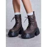 ブラウン | Symmetry GYDAボリュームソールワークブーツ | GYDA