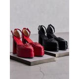 GGアンクルストラップチャンキーヒールパンプス | GYDA | 詳細画像2 