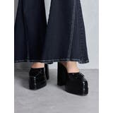 GGアンクルストラップチャンキーヒールパンプス | GYDA | 詳細画像4 