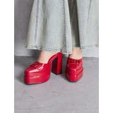 GGアンクルストラップチャンキーヒールパンプス | GYDA | 詳細画像6 