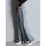 ハイウエストside slit GYDAワイドデニムパンツ | GYDA | 詳細画像16 