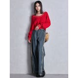 ハイウエストside slit GYDAワイドデニムパンツ | GYDA | 詳細画像5 