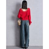 ハイウエストside slit GYDAワイドデニムパンツ | GYDA | 詳細画像6 