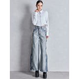 ハイウエストside slit GYDAワイドデニムパンツ | GYDA | 詳細画像7 