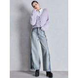 ハイウエストside slit GYDAワイドデニムパンツ | GYDA | 詳細画像8 