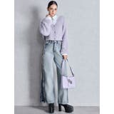 ハイウエストside slit GYDAワイドデニムパンツ | GYDA | 詳細画像9 