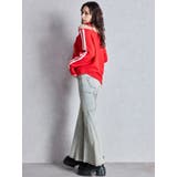 ハイウエストボタンBACKレースアップフレアデニムパンツ | GYDA | 詳細画像13 