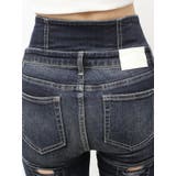 ハイウエストボタンBACKレースアップフレアデニムパンツ | GYDA | 詳細画像22 