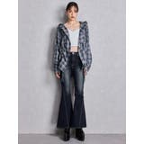 ハイウエストleg lengthフレアデニムパンツ | GYDA | 詳細画像10 