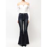 ハイウエストleg lengthフレアデニムパンツ | GYDA | 詳細画像31 