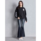 ハイウエストleg lengthフレアデニムパンツ | GYDA | 詳細画像7 