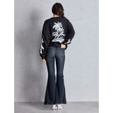 ハイウエストleg lengthフレアデニムパンツ | GYDA | 詳細画像8 