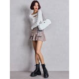 ハイウエストGG POKETプリーツデニムスカートライクショートパンツ | GYDA | 詳細画像10 