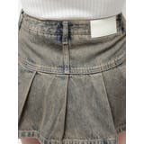 ハイウエストGG POKETプリーツデニムスカートライクショートパンツ | GYDA | 詳細画像19 